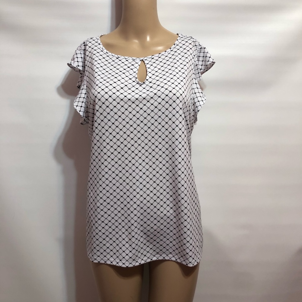 Worthington Black and white dress shirt